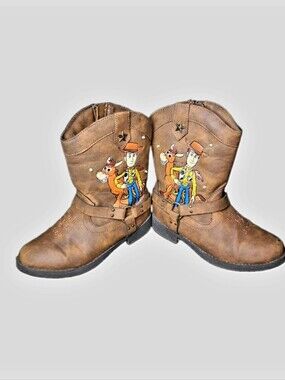Toy Story Cowboy Boots Woody Brown Kids Footwear